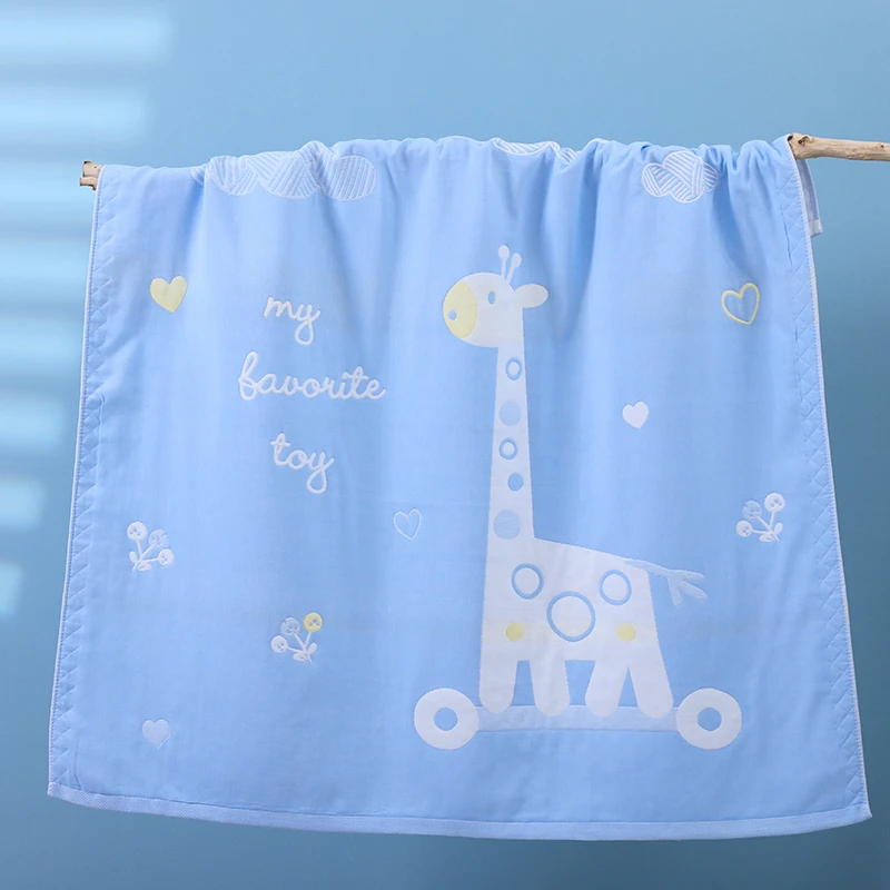 【六层提花】纱布童被盖毯 1.1米*1.1米