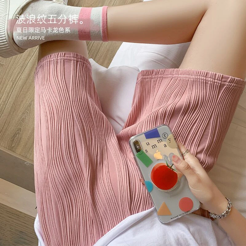 孕妇短裤子夏季外穿休闲宽松2025新款运动直筒5分打底裤孕妇夏装