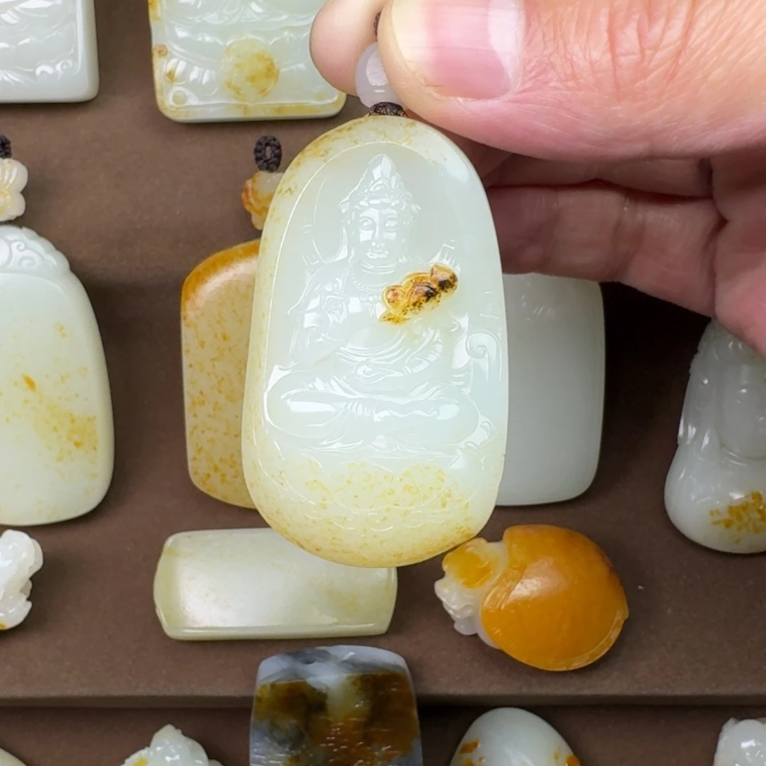 和田玉颈饰未镶嵌萌*