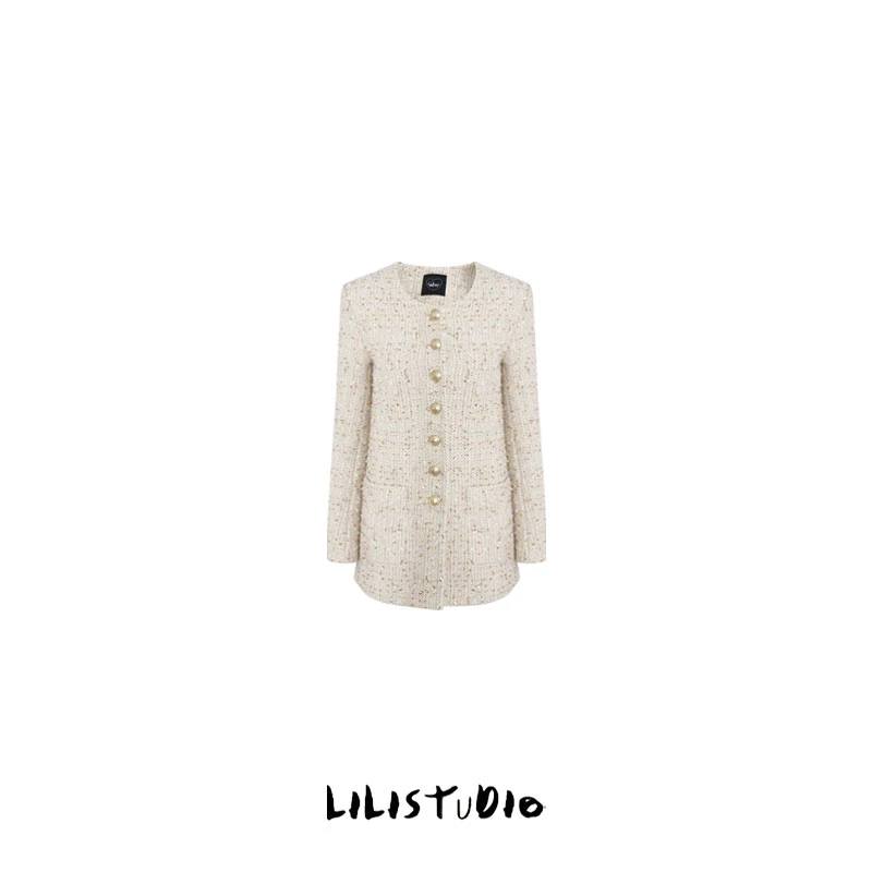 PCNY「 时装报刊」不理理冬季新款女装重工高端洋气休闲款毛呢外套