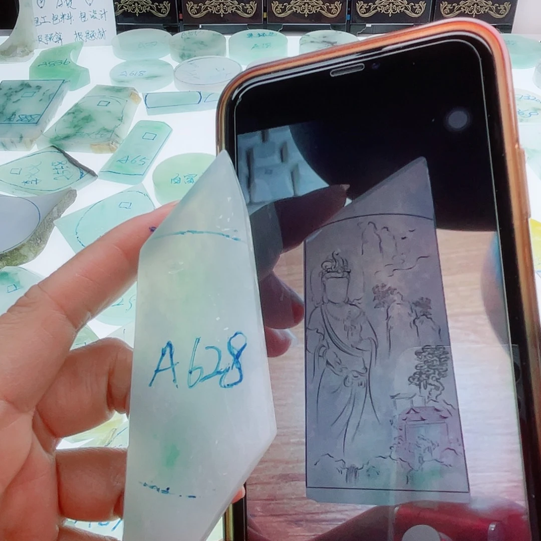 定制翡翠未镶嵌天然缅甸翡翠a货