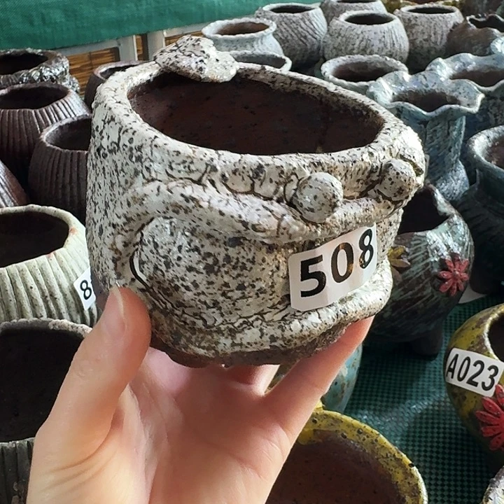 内口8高8粗陶手工制作