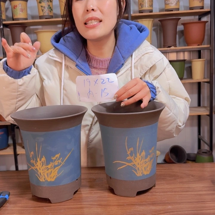 紫砂花盆紫砂花盆精品花盆