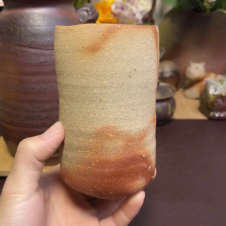 松岛弘 超大杯子 备前烧