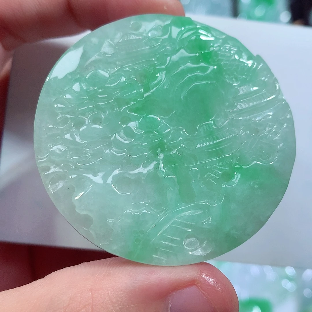 翡翠未镶嵌颈饰缅甸翡翠