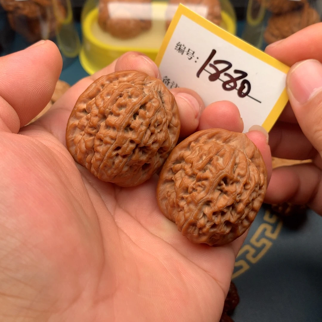 把件文玩核桃37全品莲花1880