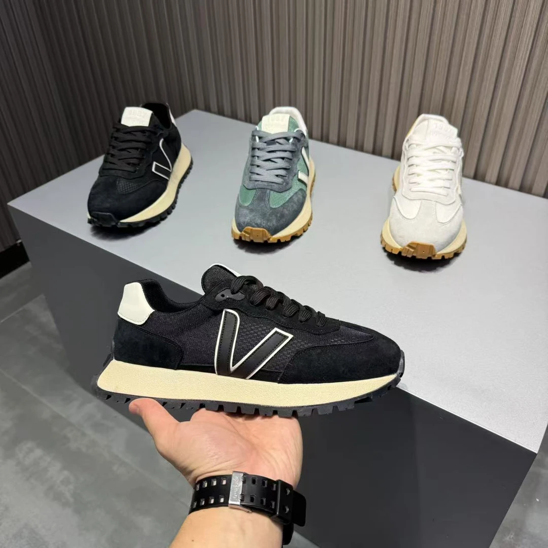 低帮时尚鞋透气运动鞋舒适潮流轻便软底拼色增高鞋 zmd02-788