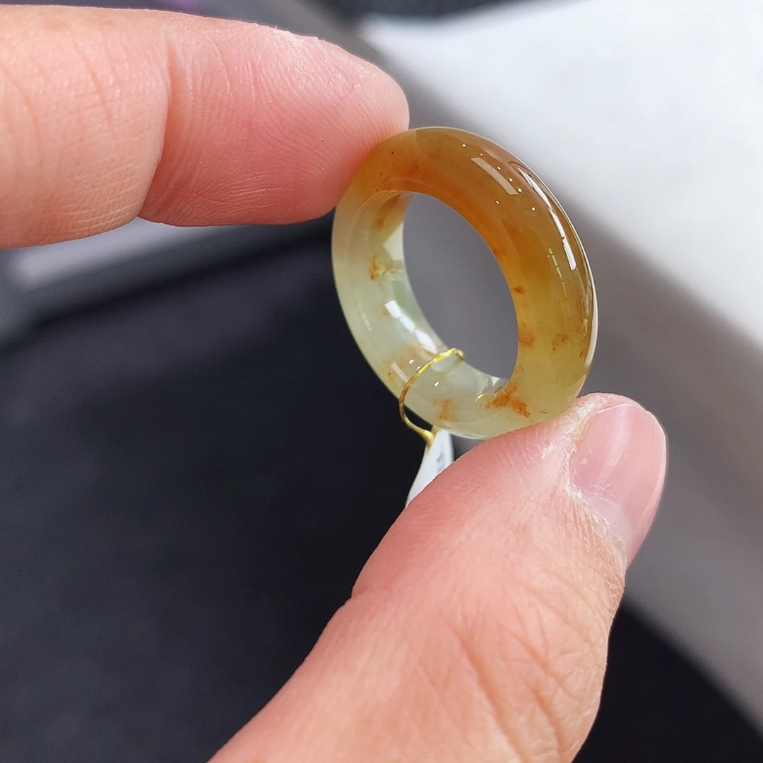 翡翠未镶嵌戒指11号