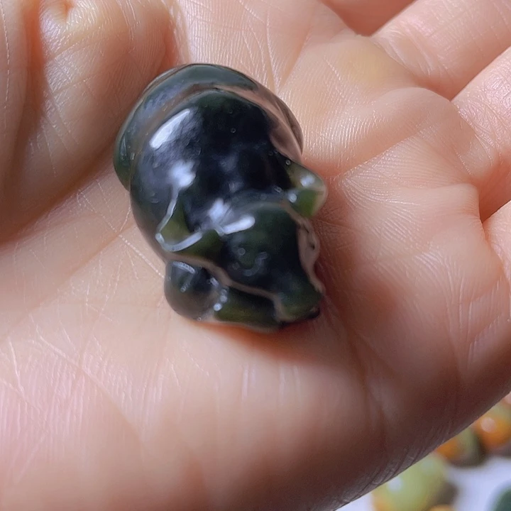 手串未镶嵌岫岩河磨玉（透闪石质玉）