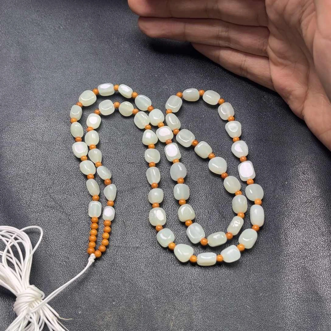 和田玉颈饰未镶嵌多样性钢板料链子货头