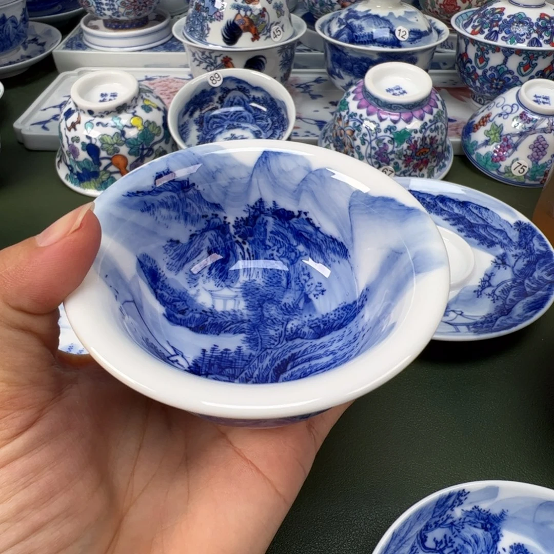 景德镇纯手工纯手绘茶具木木85