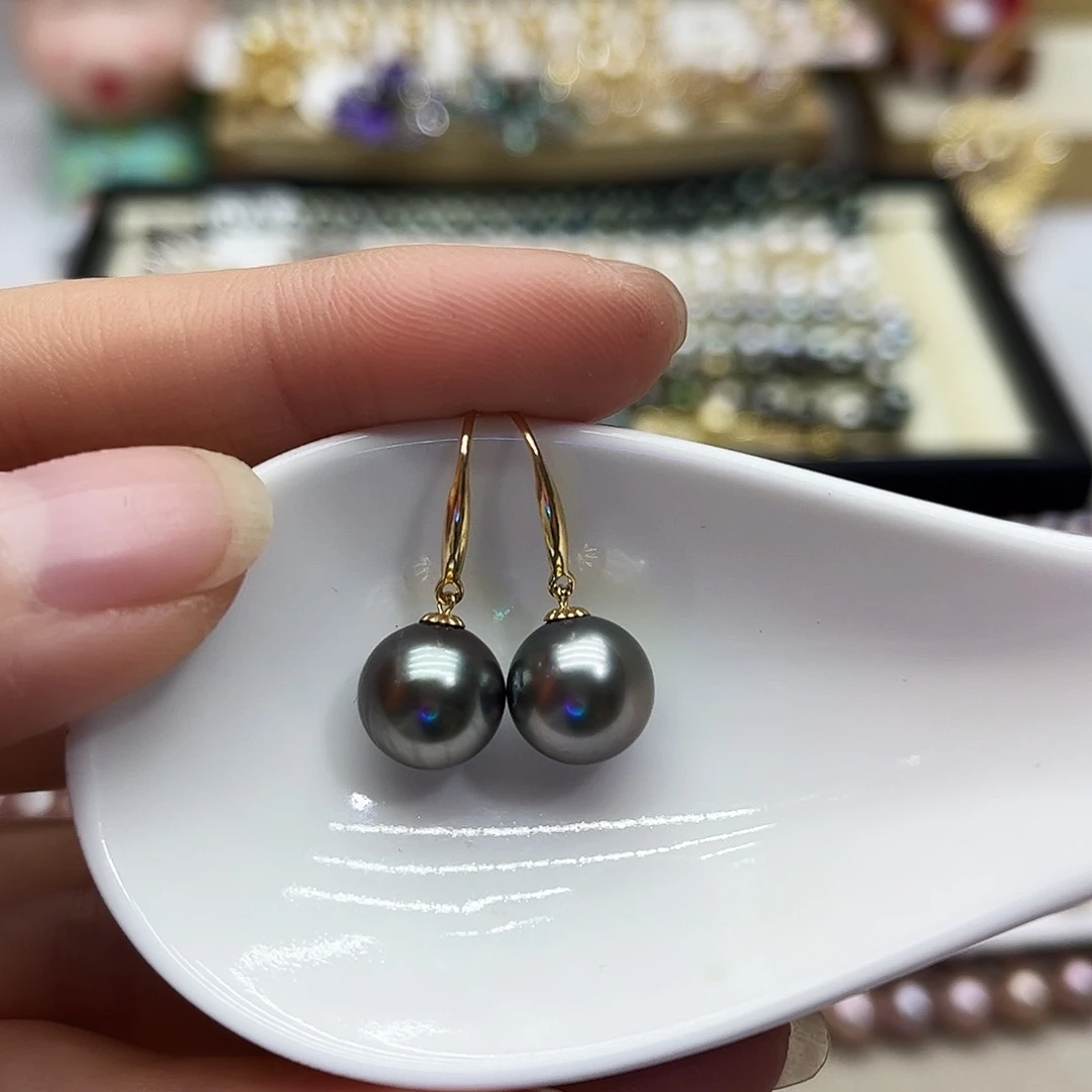 未镶嵌海水珍珠耳饰