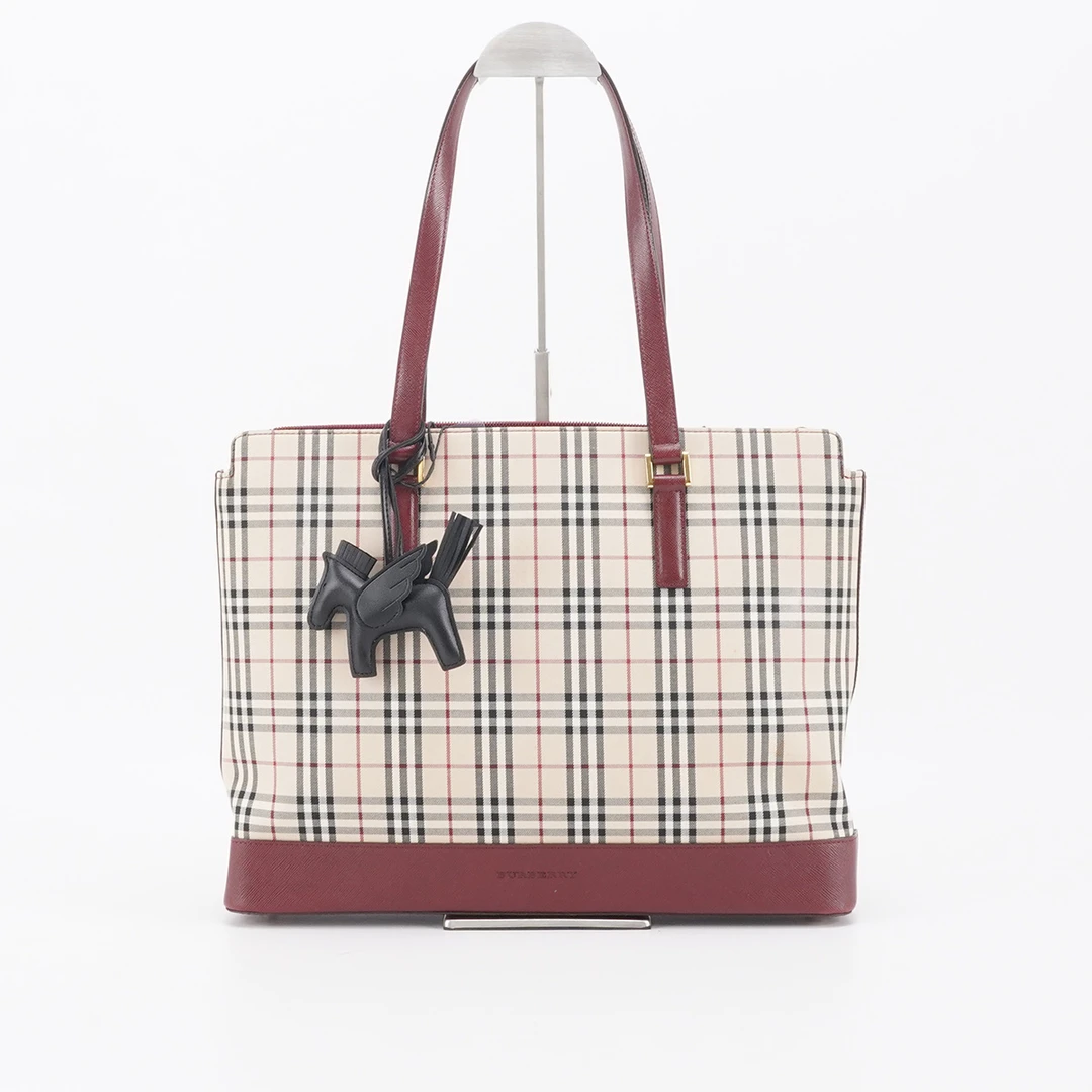 95新 BURBERRY/博柏利 【静文】中古托特包/BGC201620017