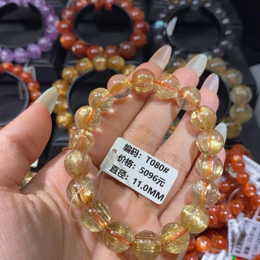 发晶手链未镶嵌M****?T080#11mm