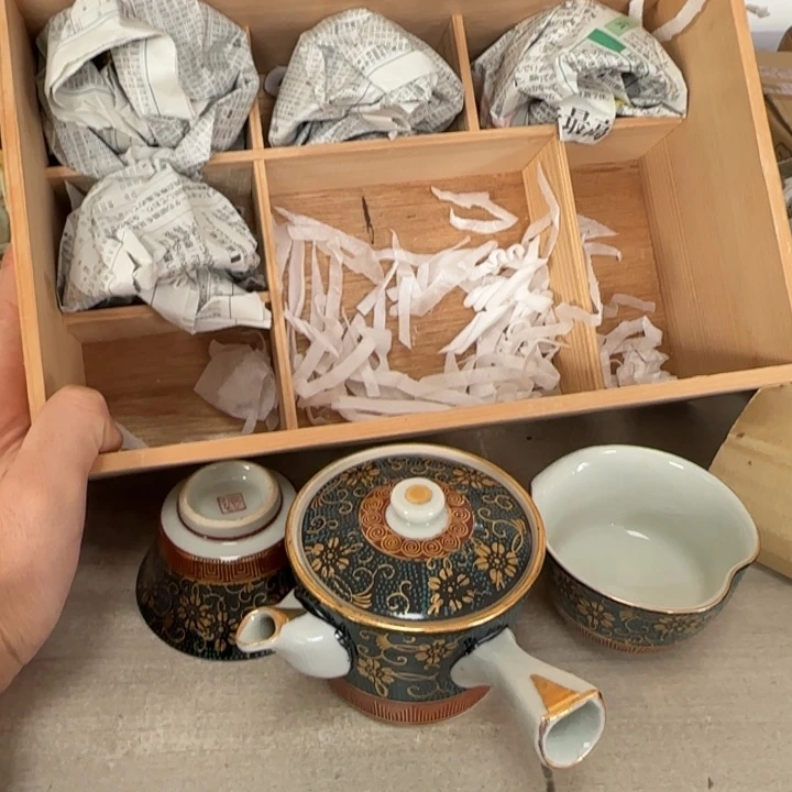 瓷片茶道具工艺品