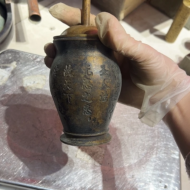 满*红黄铜摆件工艺品摆件