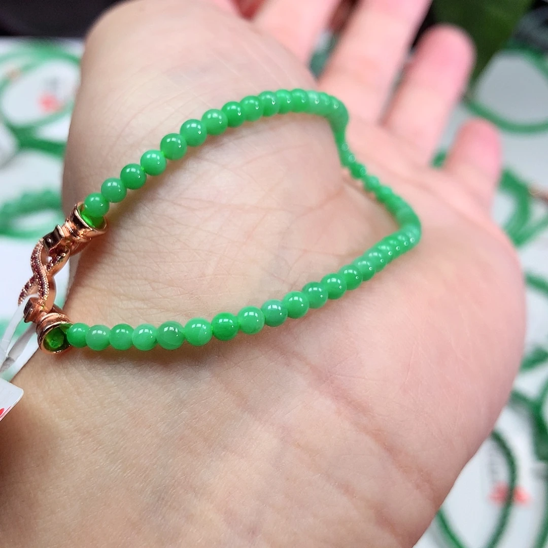 未镶嵌手链翡翠翡翠