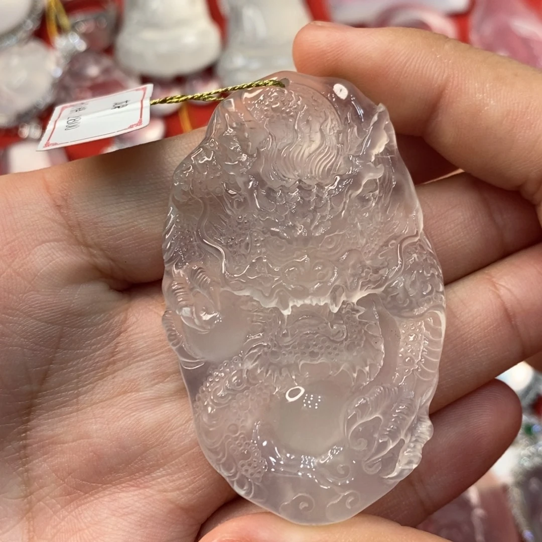 石英质玉未镶嵌吊坠