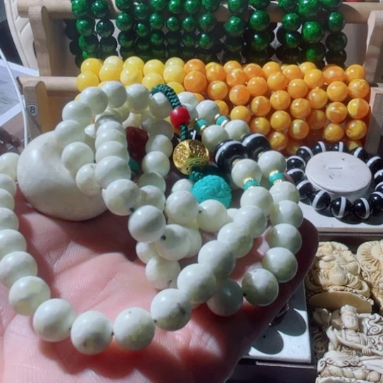 秋秋卡0.8白色长链