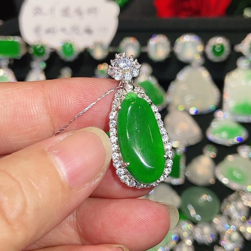 【闪购商品】颈饰未镶嵌翡翠天然翡翠