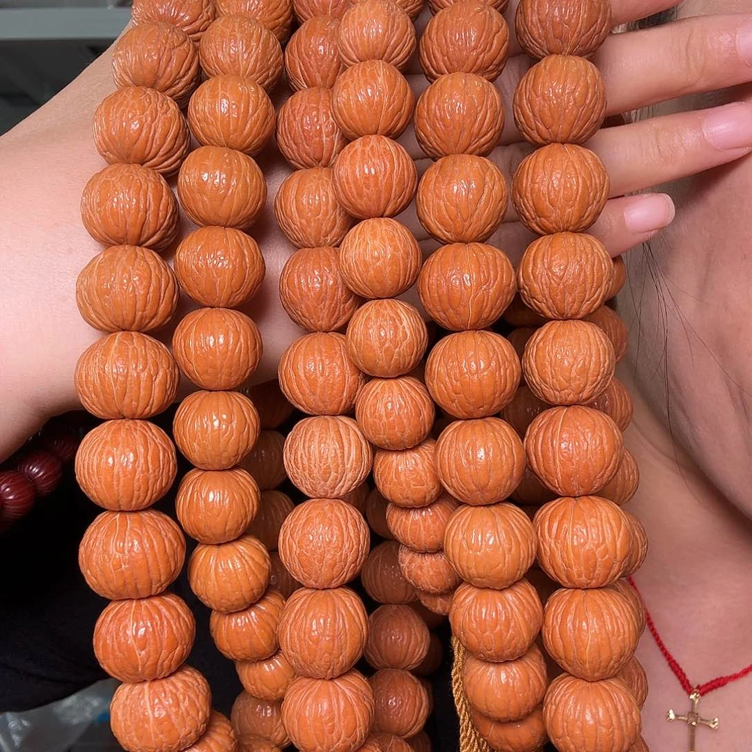 猴头核桃吊坠风雨手持26