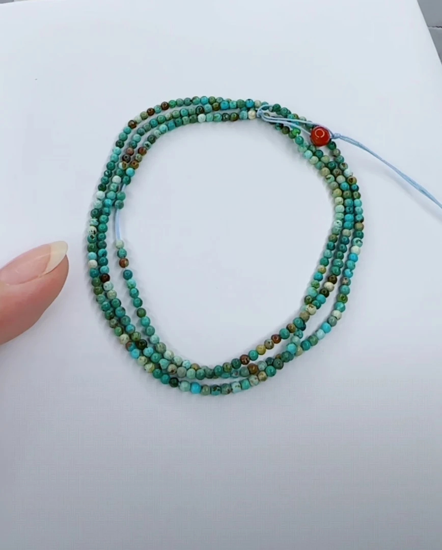 松石米珠链卡2.3