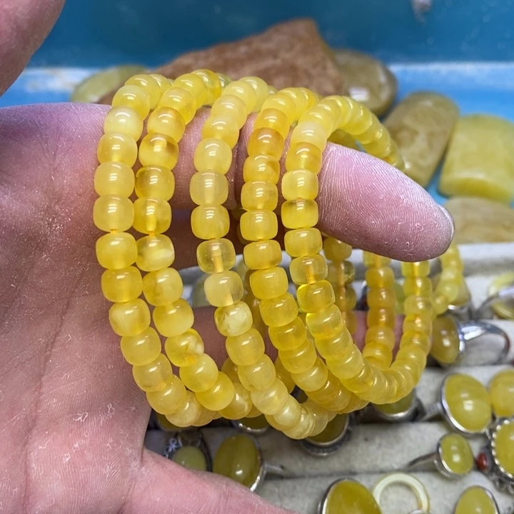 蜜蜡裸石未镶嵌多样性发货其一