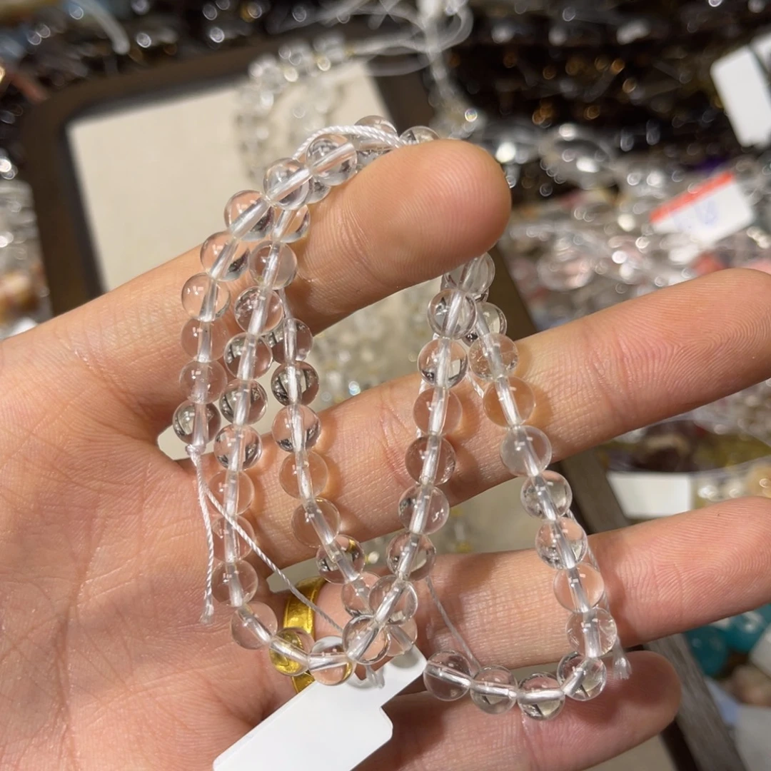 玛瑙/玉髓散珠卡6净体白水