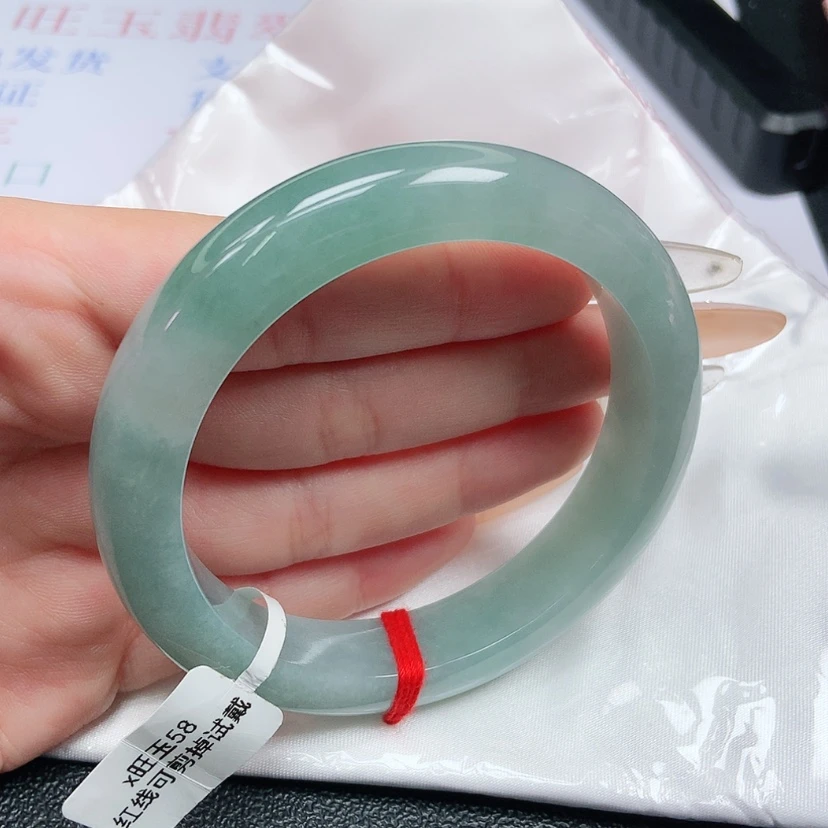 【闪购商品】未镶嵌手镯翡翠章*58-59圈口