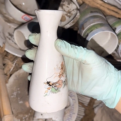 瓷片国营厂库存三棱