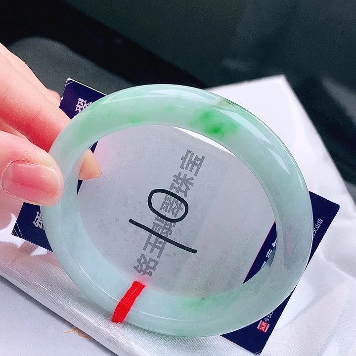 翡翠未镶嵌手镯缅甸天然a货翡翠手镯