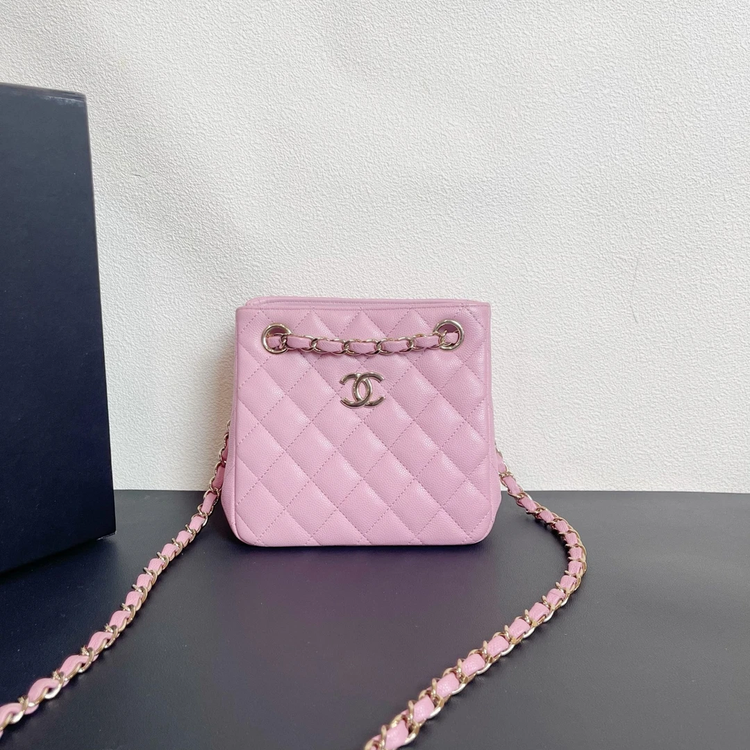 95新 Chanel/香奈儿 98新 奢总管/22s hobo水桶包/芯片