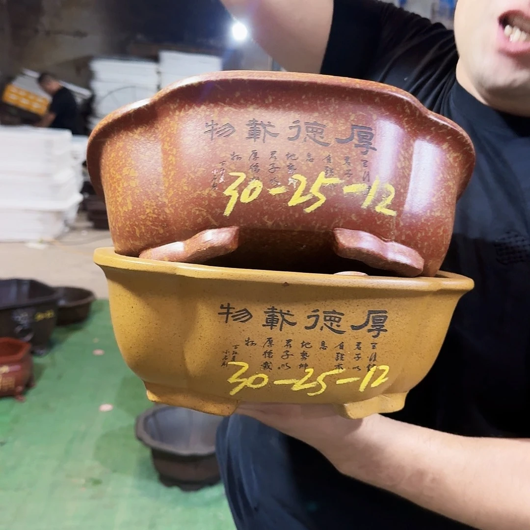 紫砂花盆紫砂花盆