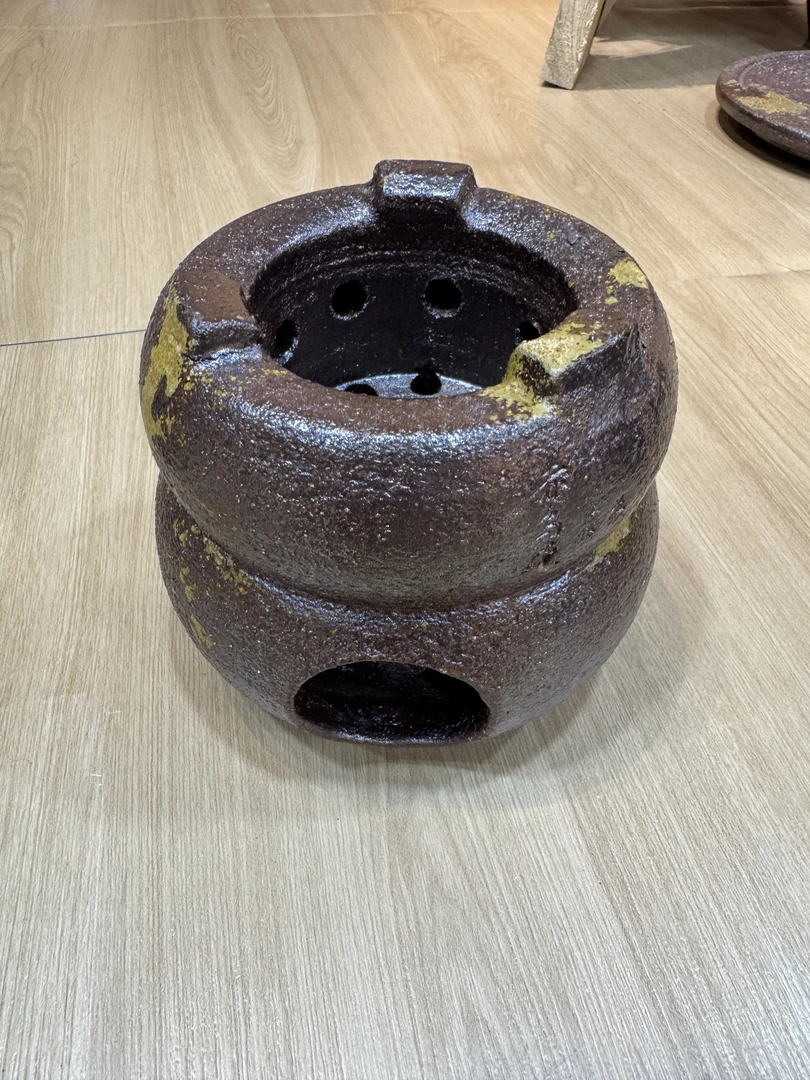 赤乌烧葫芦掌中宝小风炉仔煮茶壶泡茶炭火耐高温明火潮汕木炭