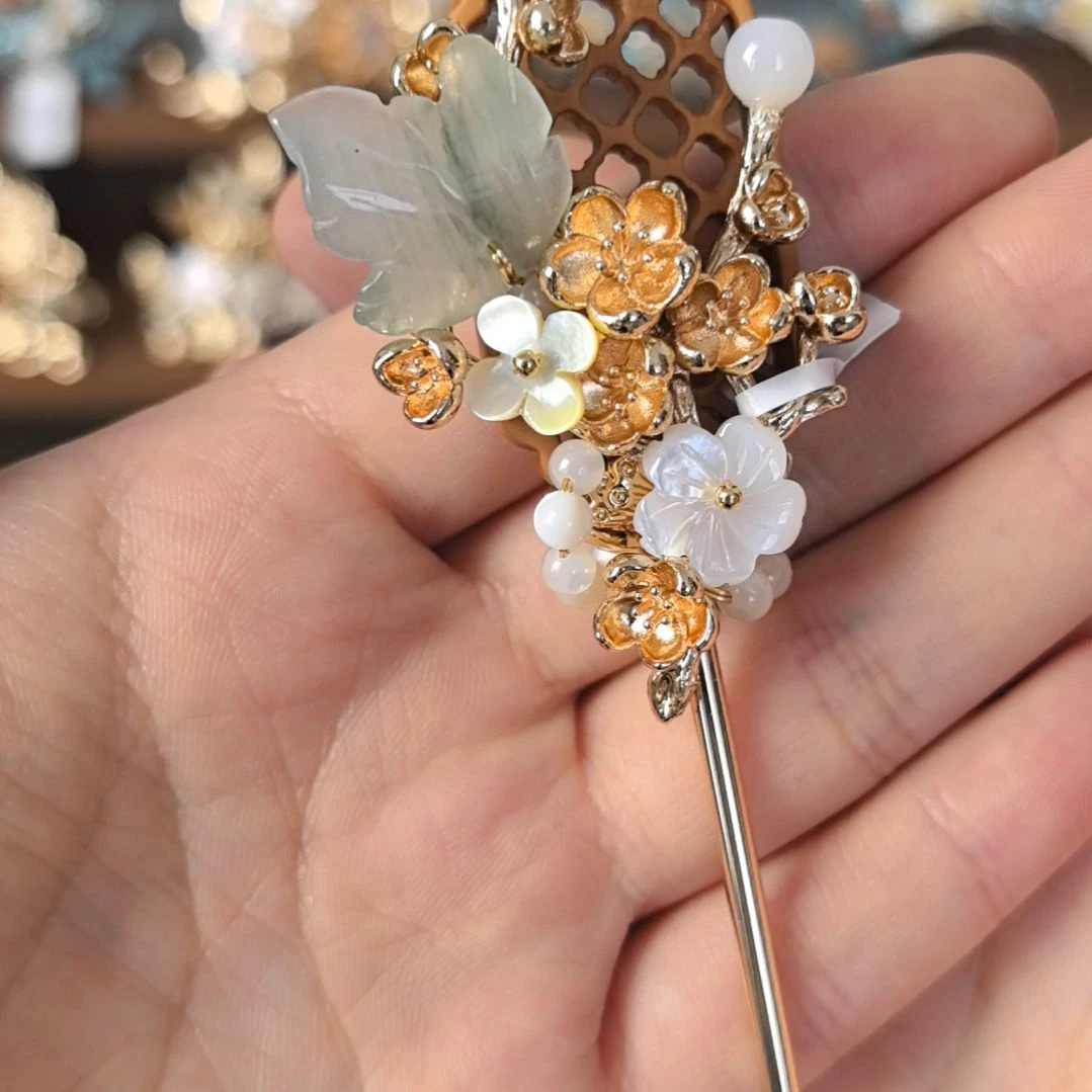 铜合金无东栏梨花一支