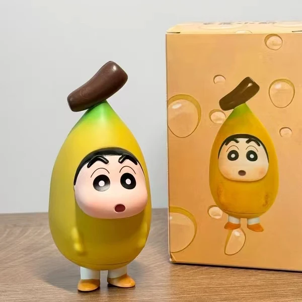 蕉个朋友香蕉banana小新摆件礼物高级送礼彩盒包装蜡笔小新