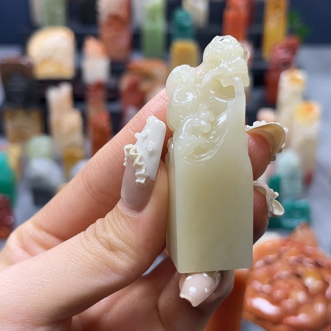 巴林石印石云*哎包邮包刻9342