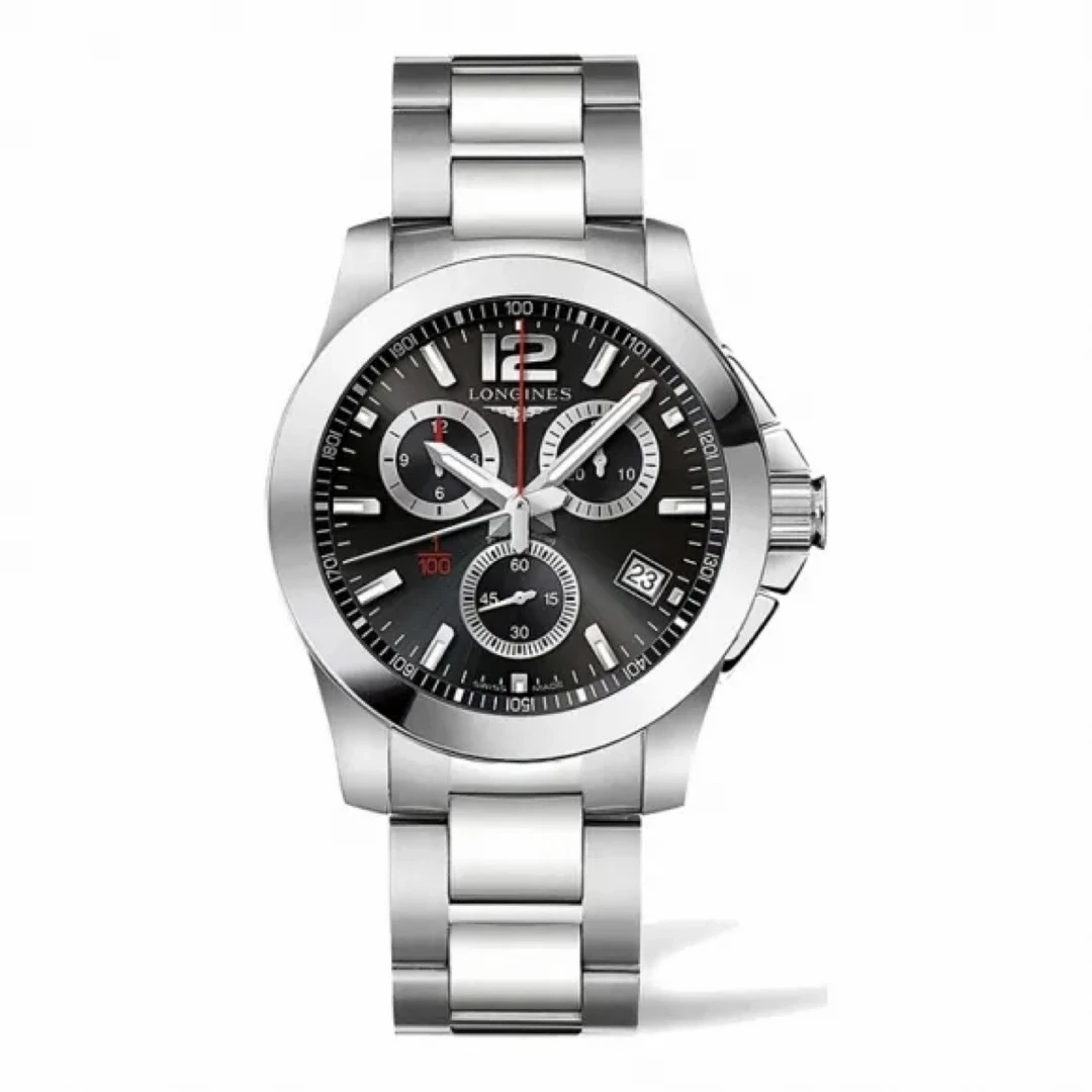 95新 Longines/浪琴 /亚虎2/浪琴/康卡斯系列/男士运动石英/防水
