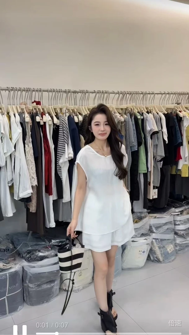 〖蕙子严选〗KX 9688新款亚麻两件套