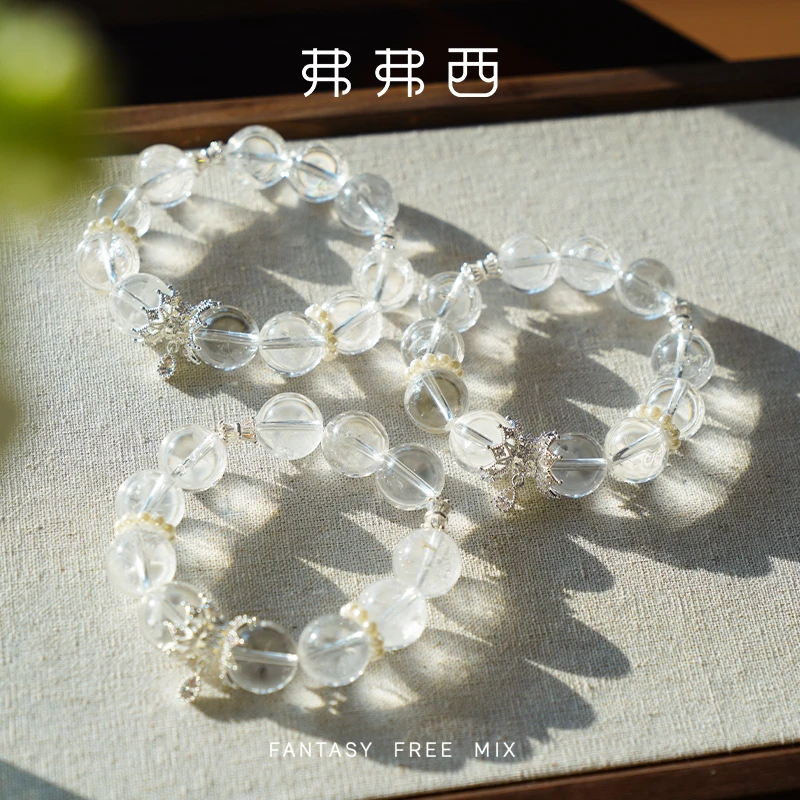 弗弗西设计师定制【原创·雪域之舞】白阿塞手串【颜微差多样性发一】