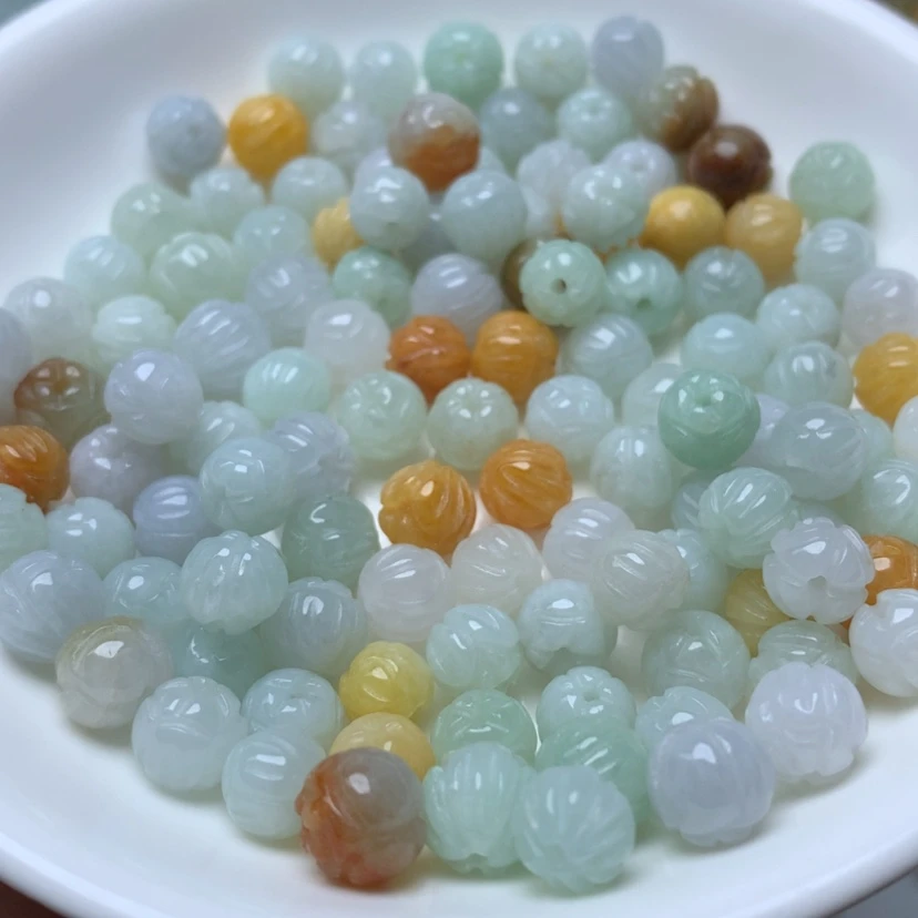 【闪购商品】未镶嵌手链翡翠卡7莲花珠30颗