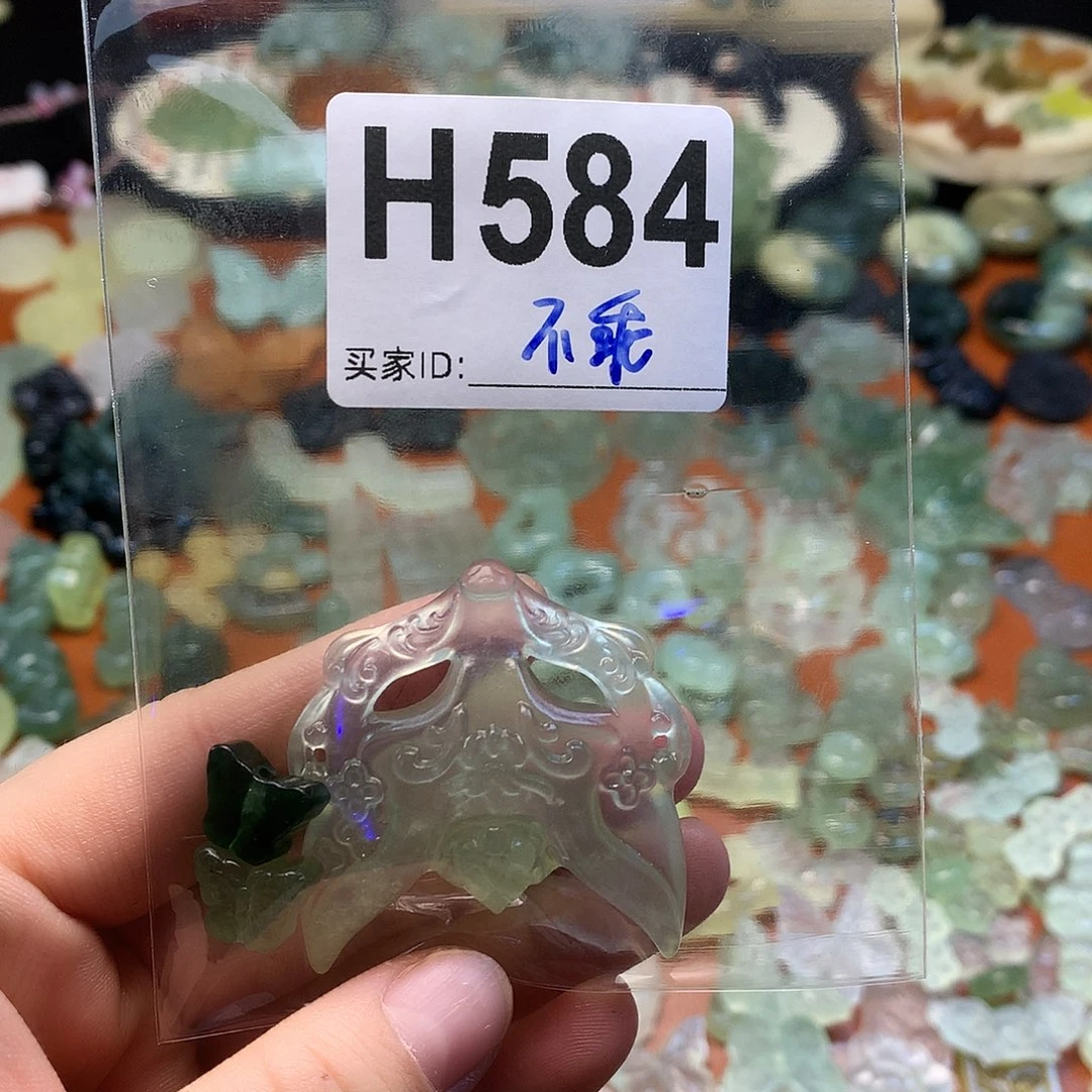 L***乖蛇纹石玉未镶嵌颈饰