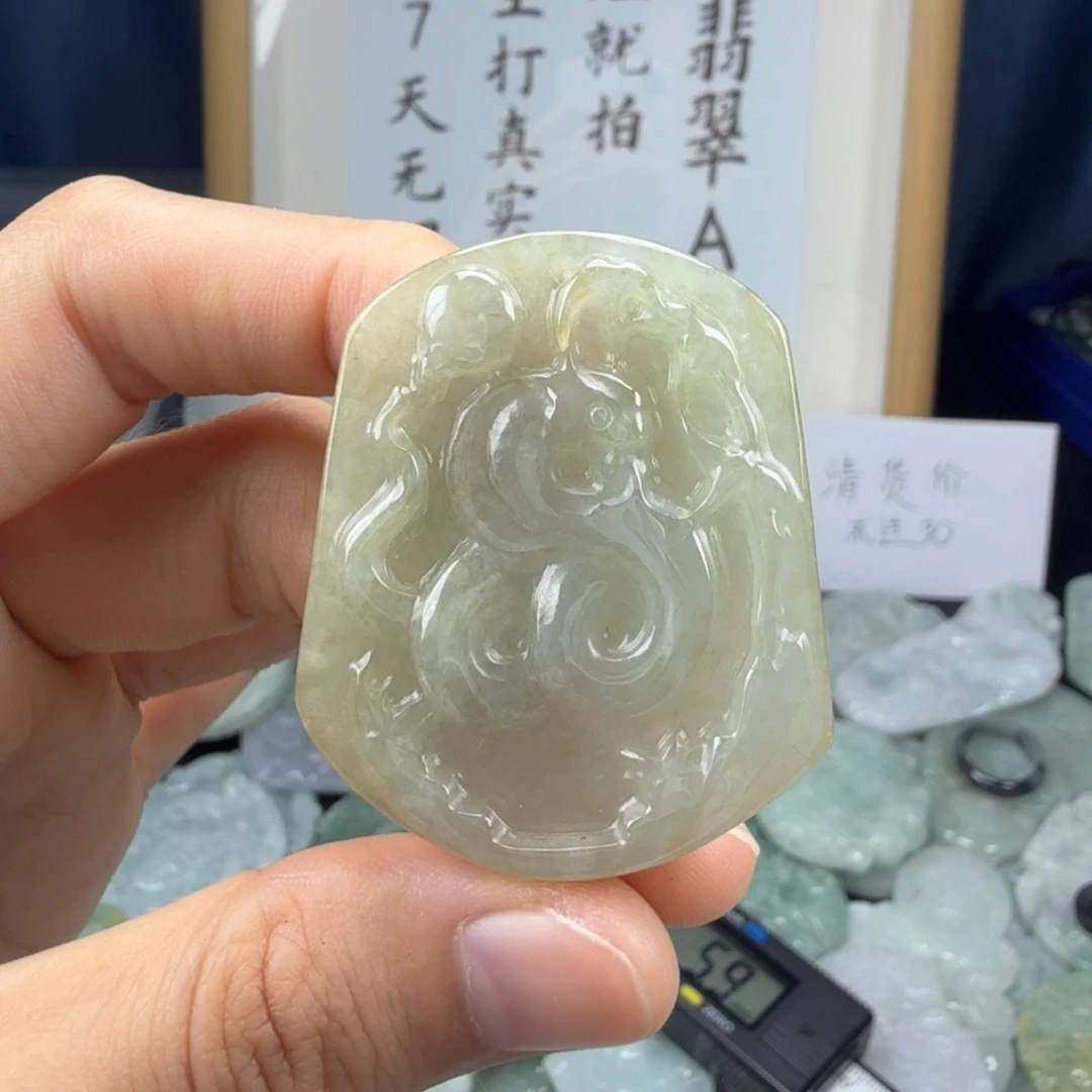 颈饰未镶嵌翡翠翡翠