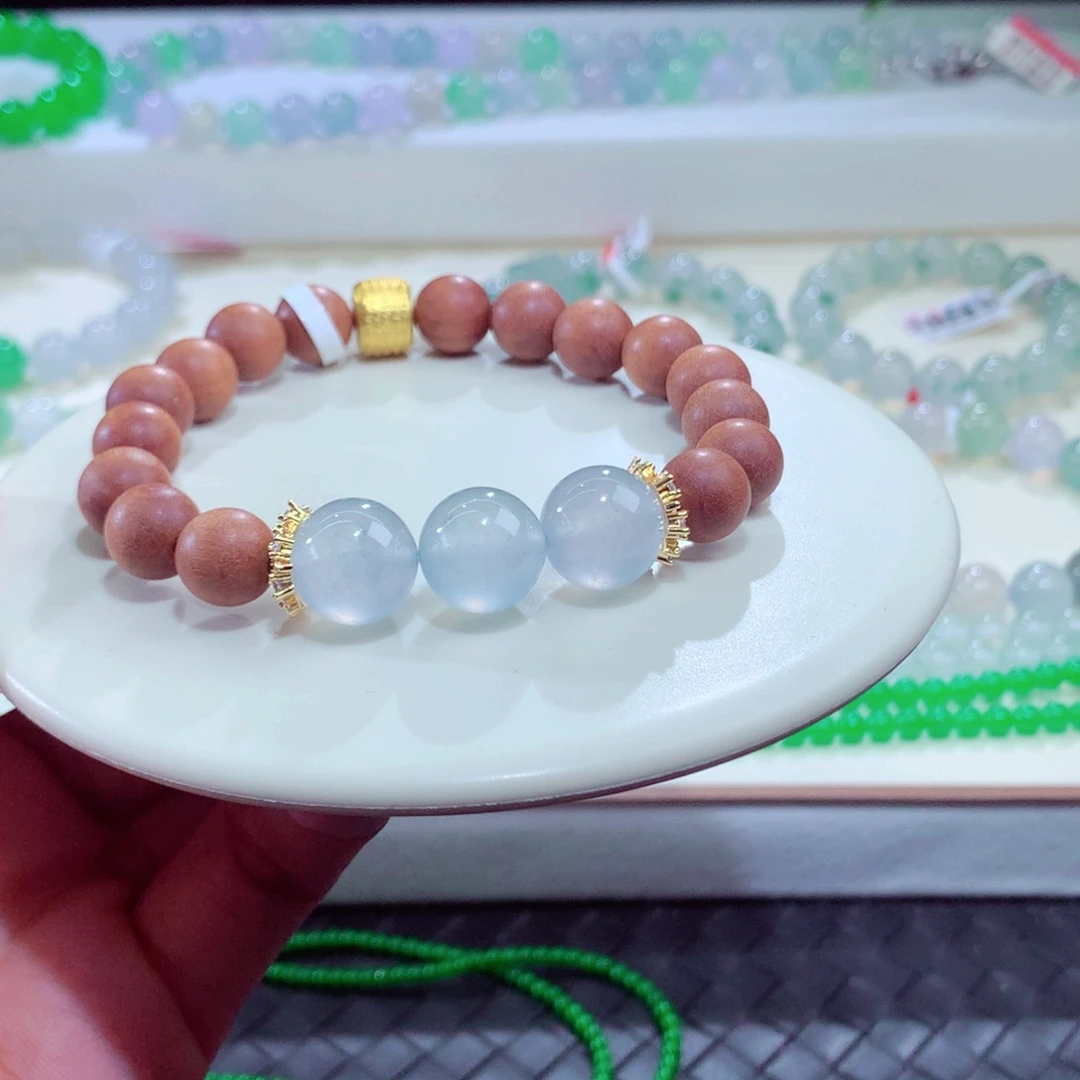 未镶嵌手链翡翠卡12.8