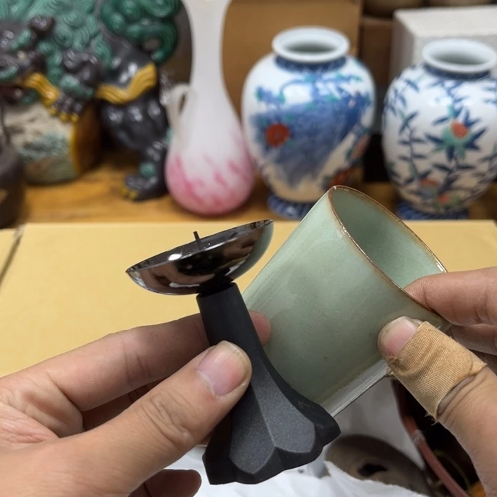 瓷片摆件工艺品瓷器摆件777