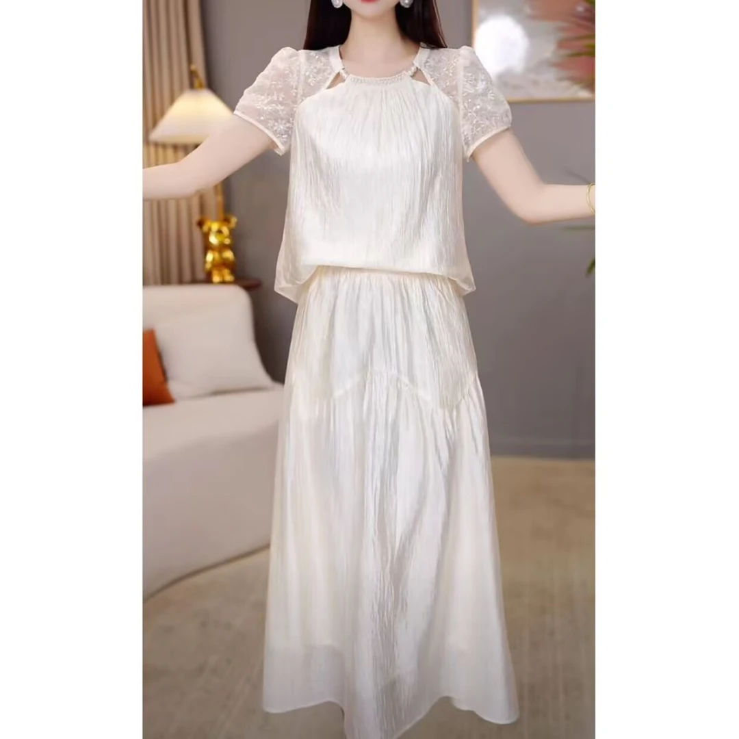 【套装定制】B1268上衣套裙优雅气质时尚减龄休闲显瘦夏季收腰