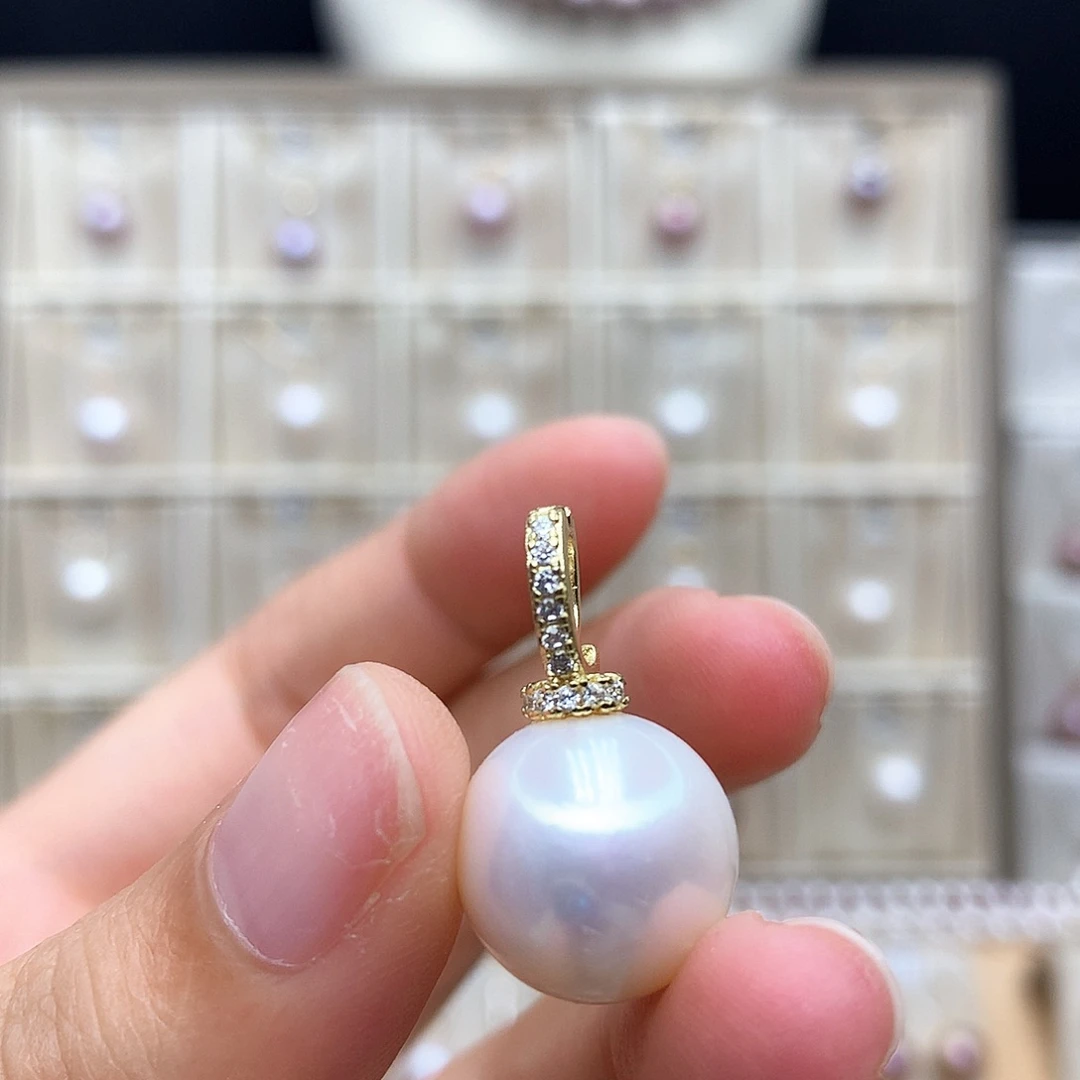 颈饰合金淡水珍珠
