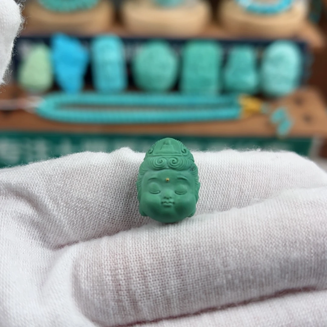 未镶嵌绿松石普贤