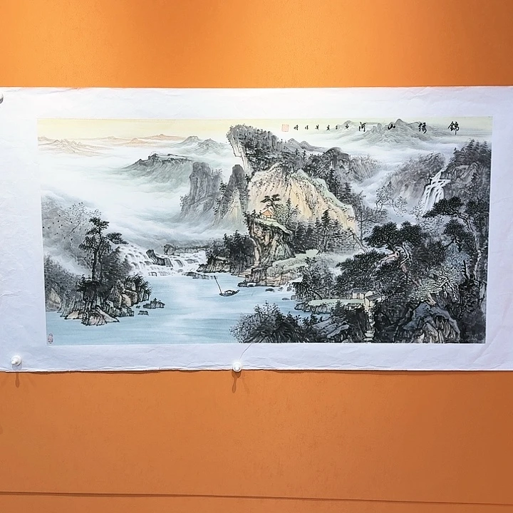 国画书法作品多次参加