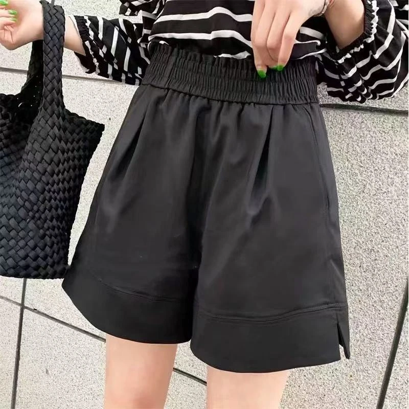 ZJ【8855】殴货时尚洋气松紧宽松百搭短裤